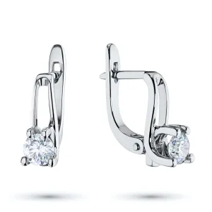 Серьги из белого золота