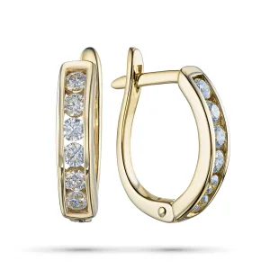 Серьги из желтого золота