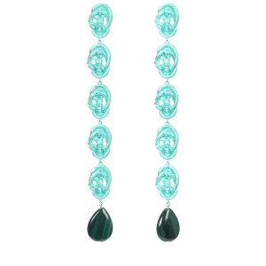 Серьги со змеями CAVIAR JEWELLERY