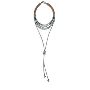Кожаное ожерелье с декором BRUNELLO CUCINELLI