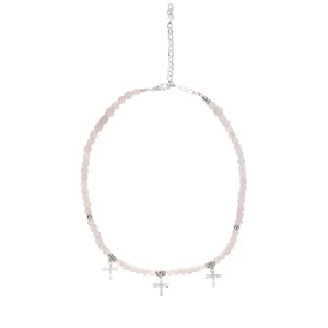 Колье с кварцем I LOVE CAMEO