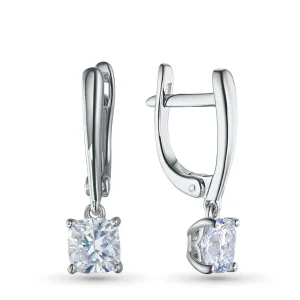 Серьги из белого золота