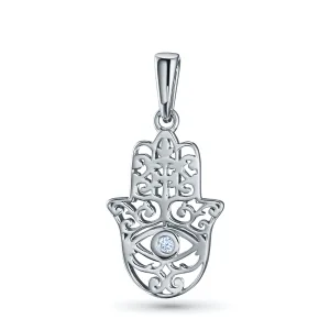 Классическая подвеска из серебра