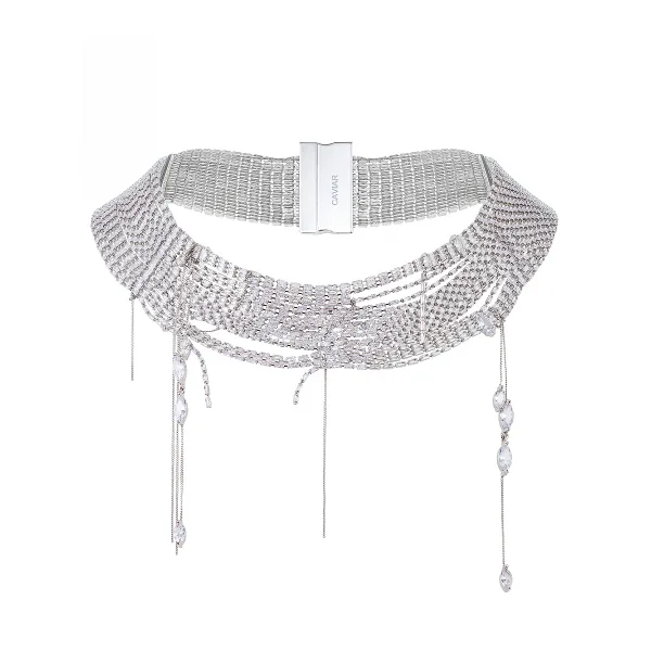 Колье с цепочками CAVIAR JEWELLERY