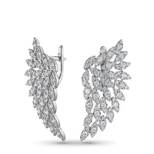 Серьги из белого золота