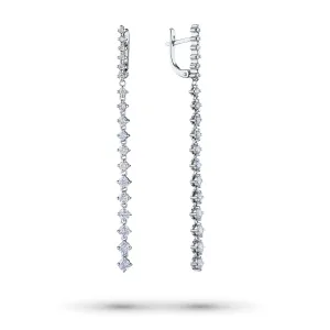 Серьги из белого золота