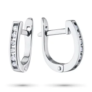 Серьги из белого золота