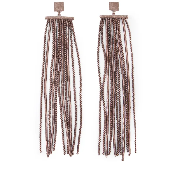 Серьги удлинённые BRUNELLO CUCINELLI