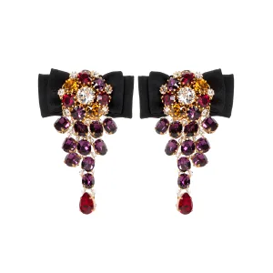 Серьги-клипсы с декором DOLCE & GABBANA
