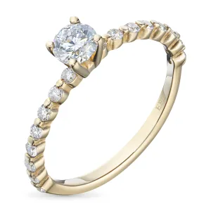 Кольцо из желтого золота