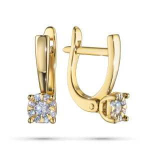 Серьги из желтого золота