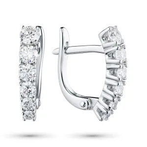 Серьги из белого золота