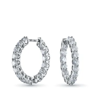 Серьги из белого золота